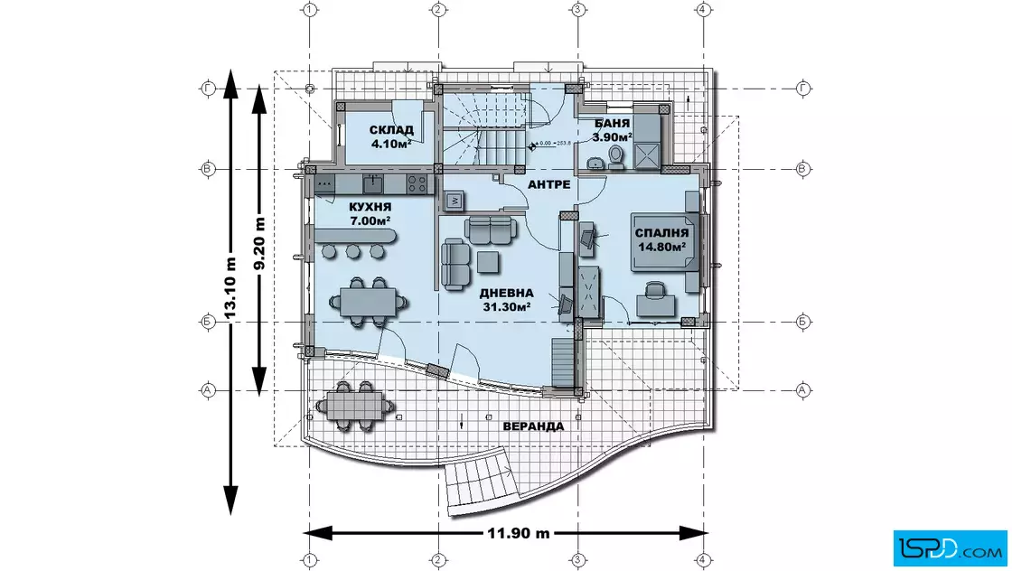План на първи етаж