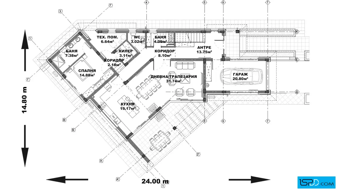 План на първи етаж