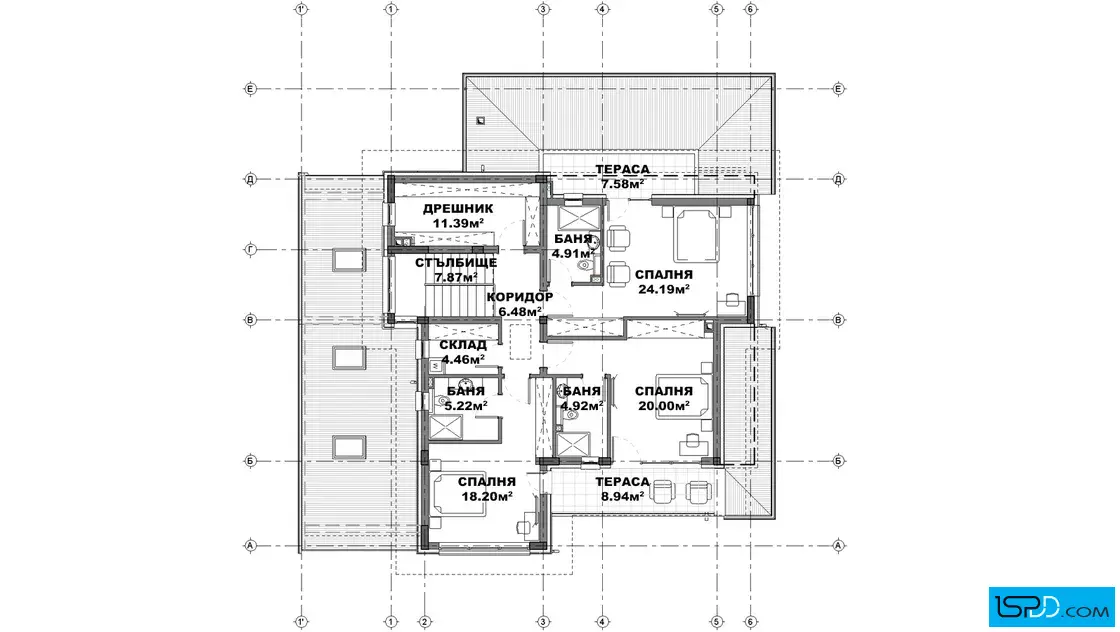 План на втори етаж