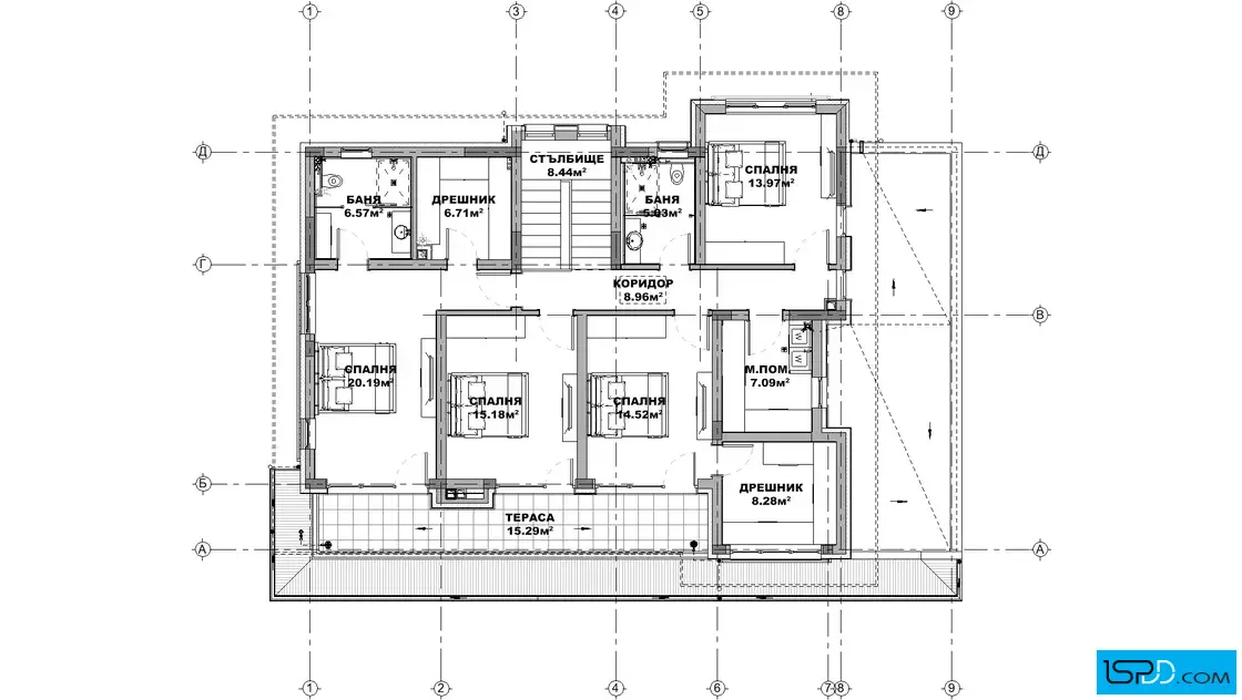 План на втори етаж