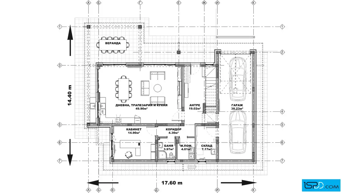 План на първи етаж