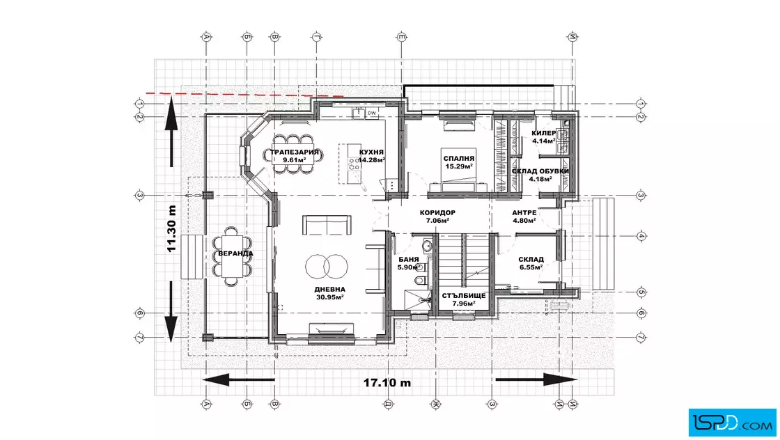 План на първи етаж