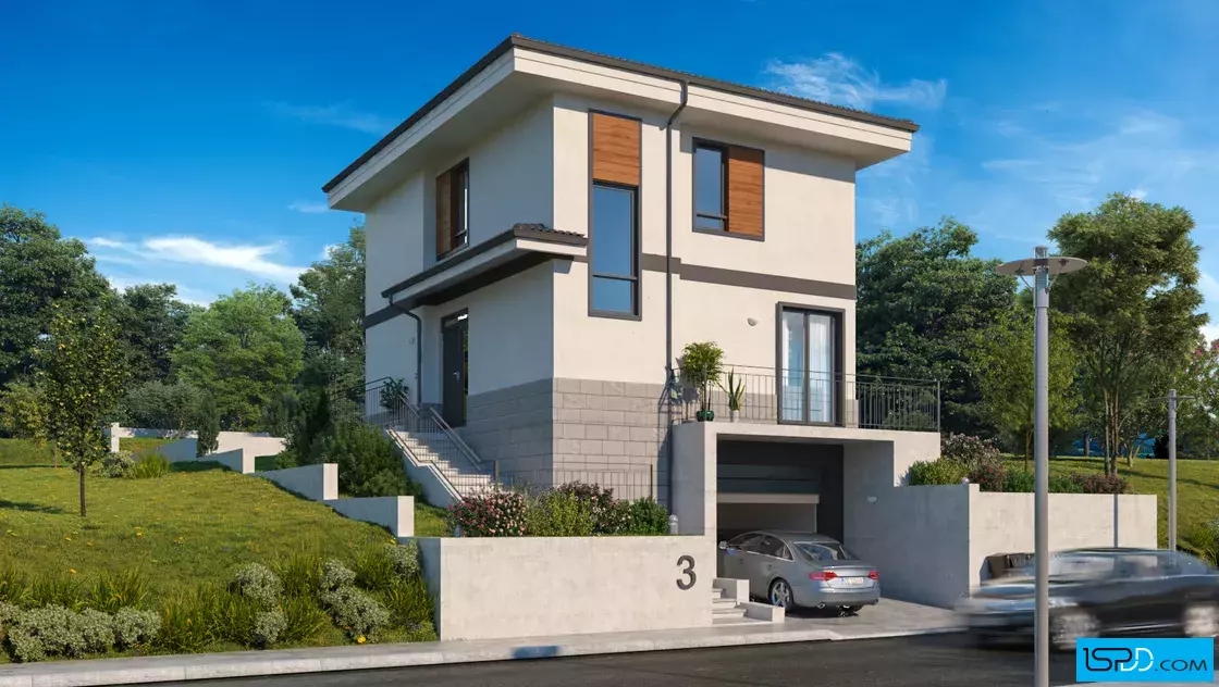 Проект на къща в с. Долно Камарци