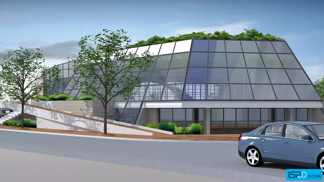 Паркинг и търговска площ