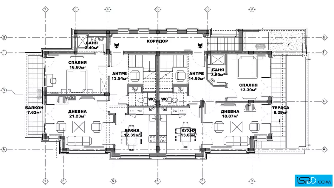 План на втори етаж