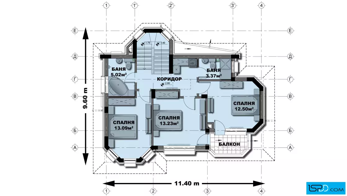 План на втори етаж