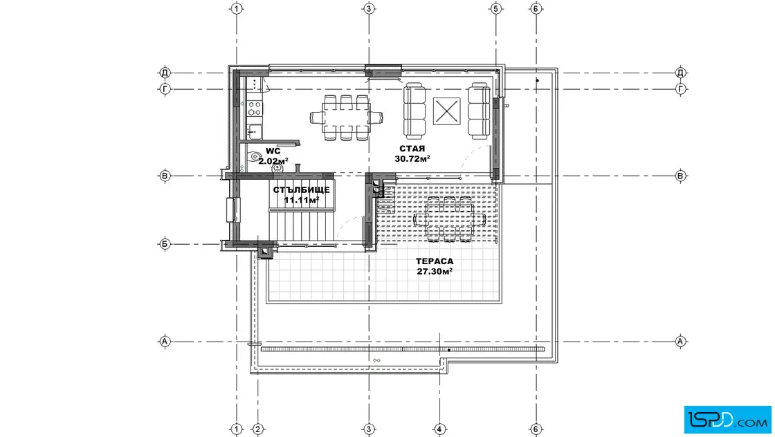 План на трети етаж