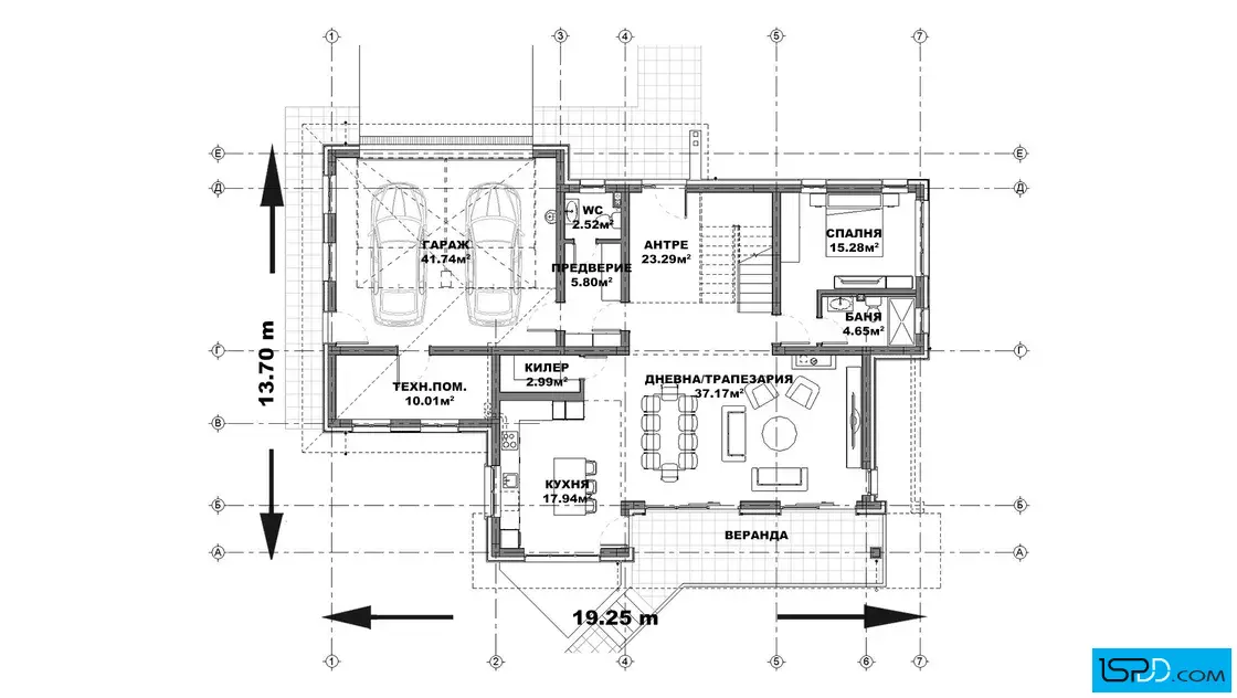 План на първи етаж