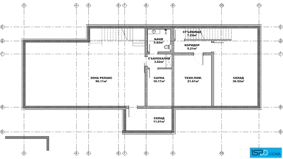 План на подземен етаж