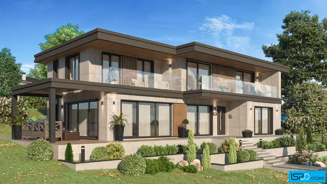 Проект на къща в с. Горна Малина