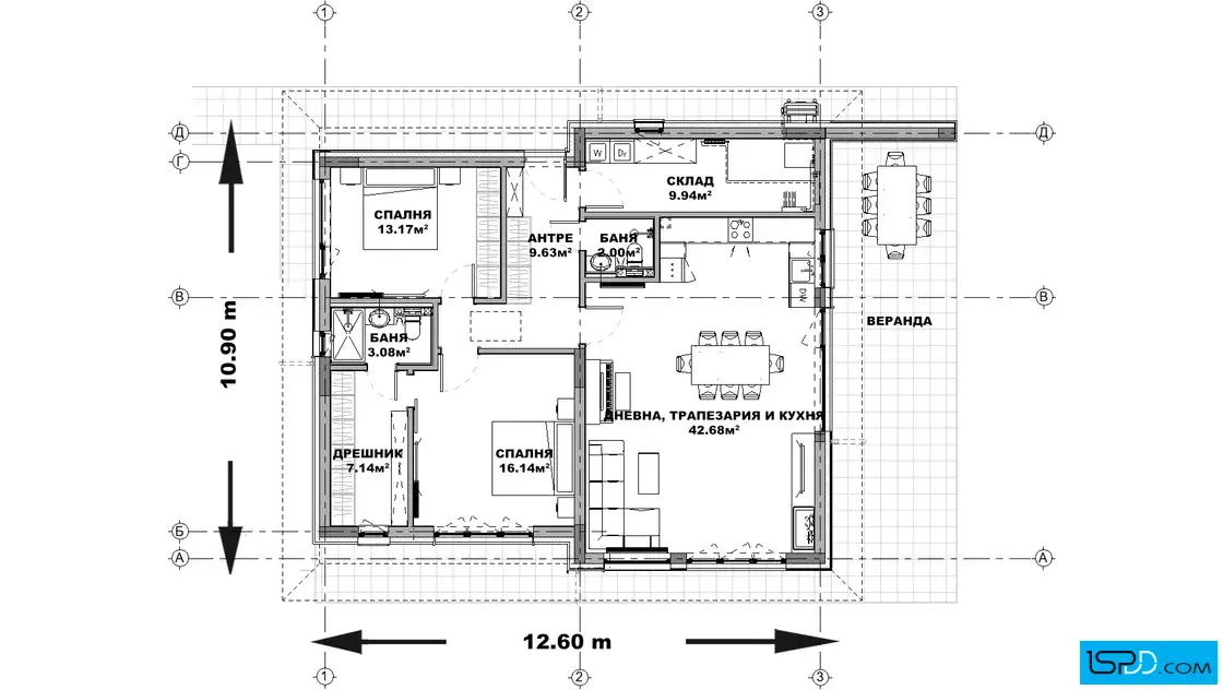 План на първи етаж