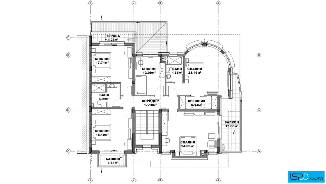 План на втори етаж