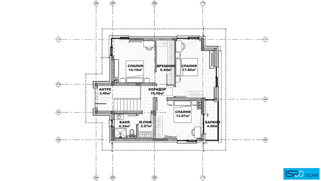 План на втори етаж