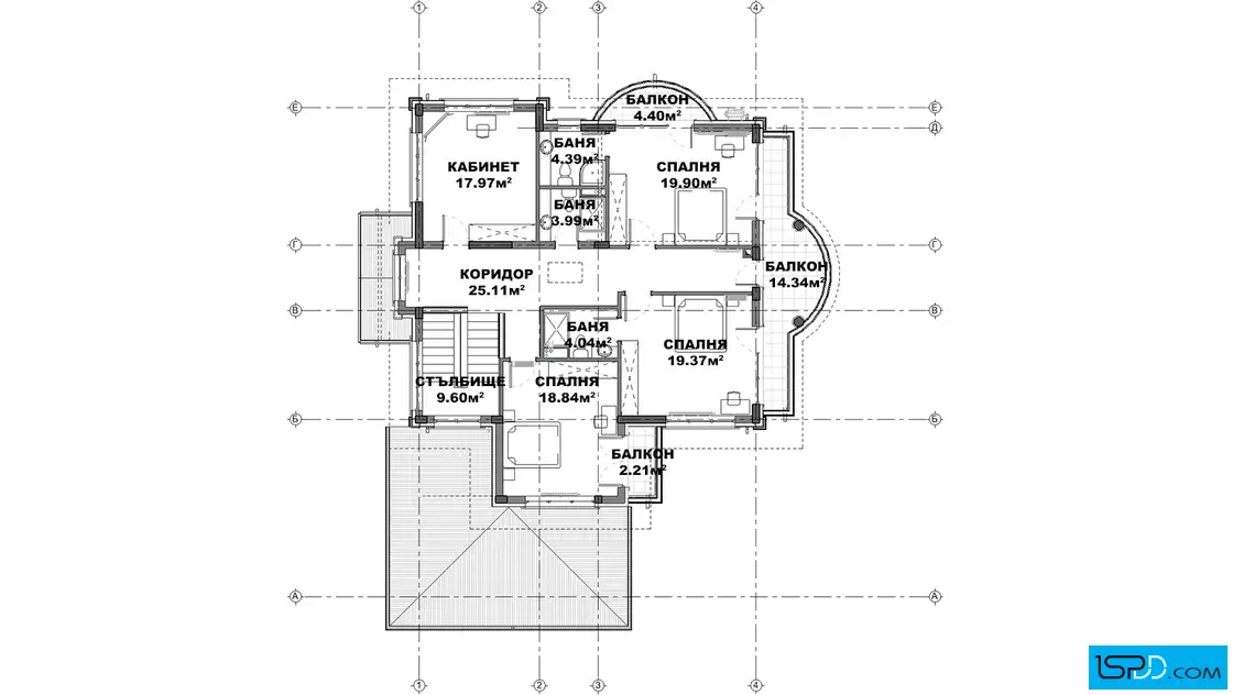 План на втори етаж
