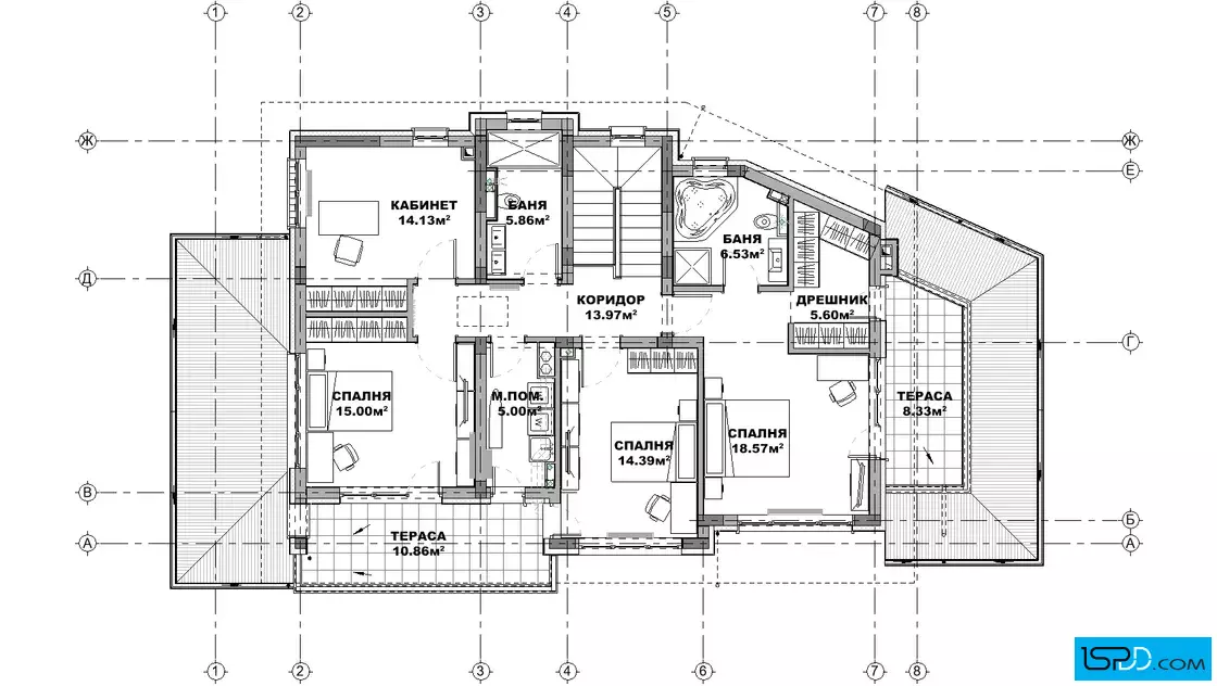 План на втори етаж