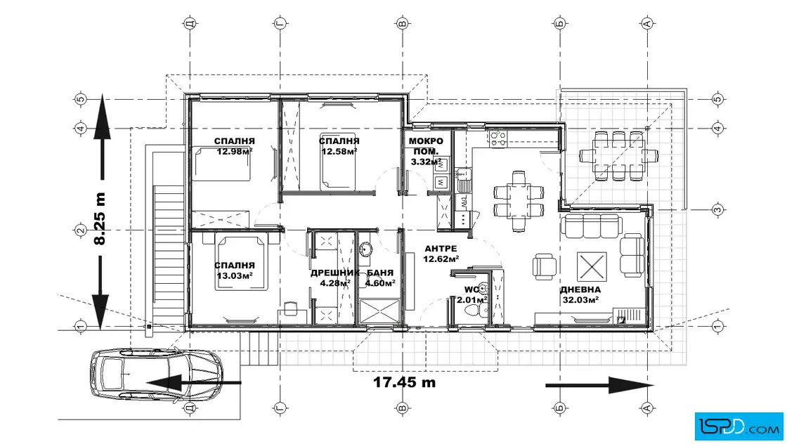 План на първи етаж