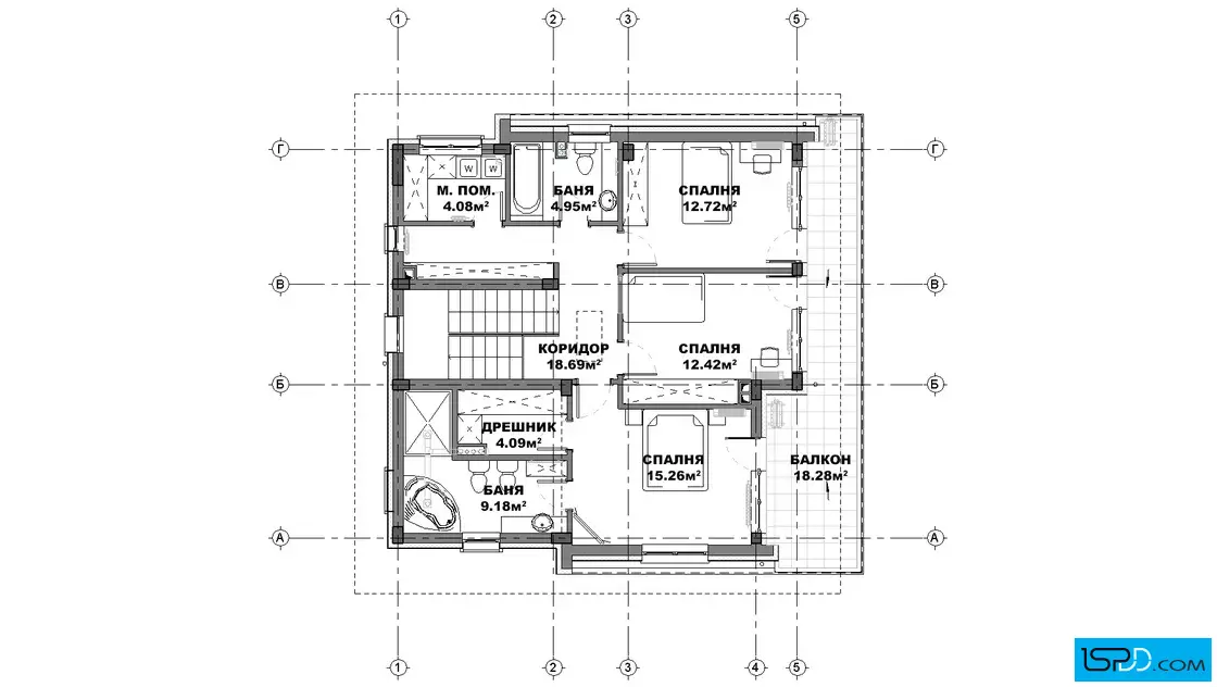 План на втори етаж
