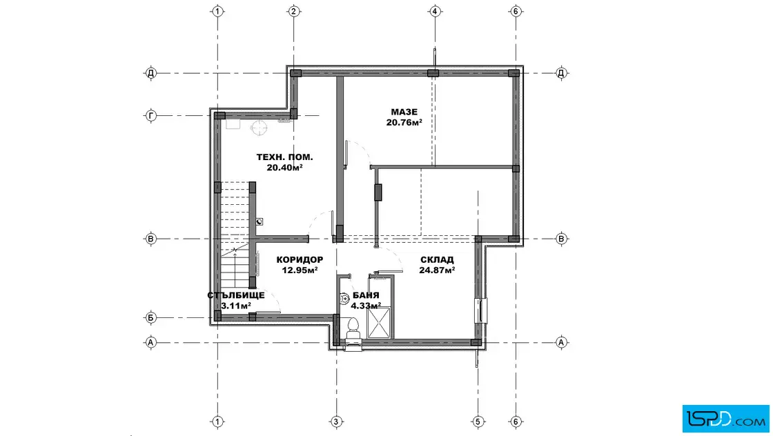 План на подземен етаж