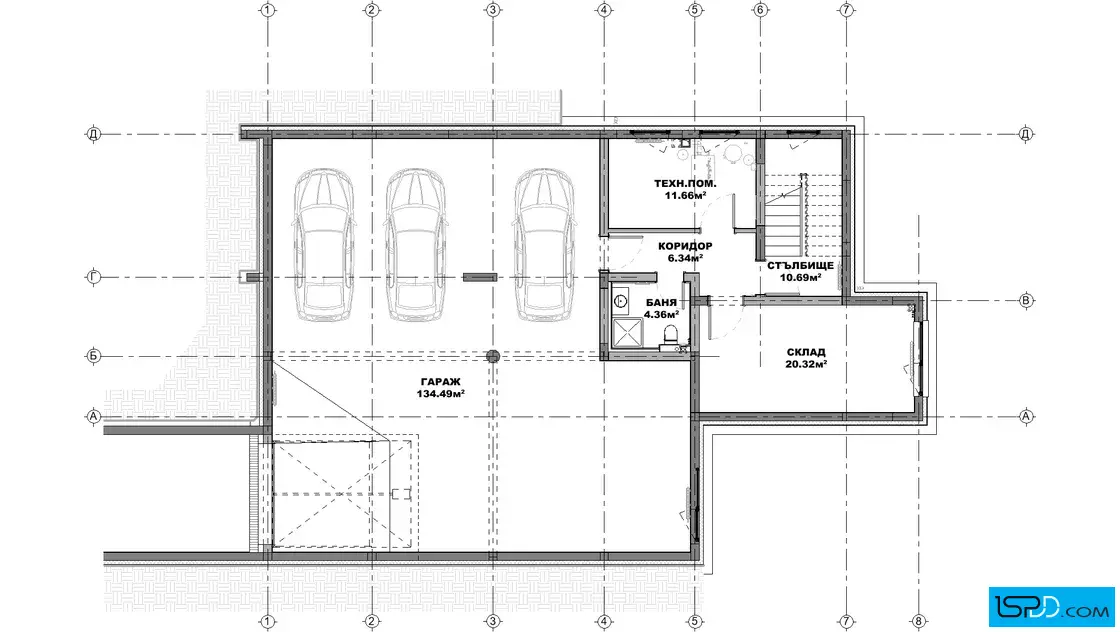 План на подземен етаж