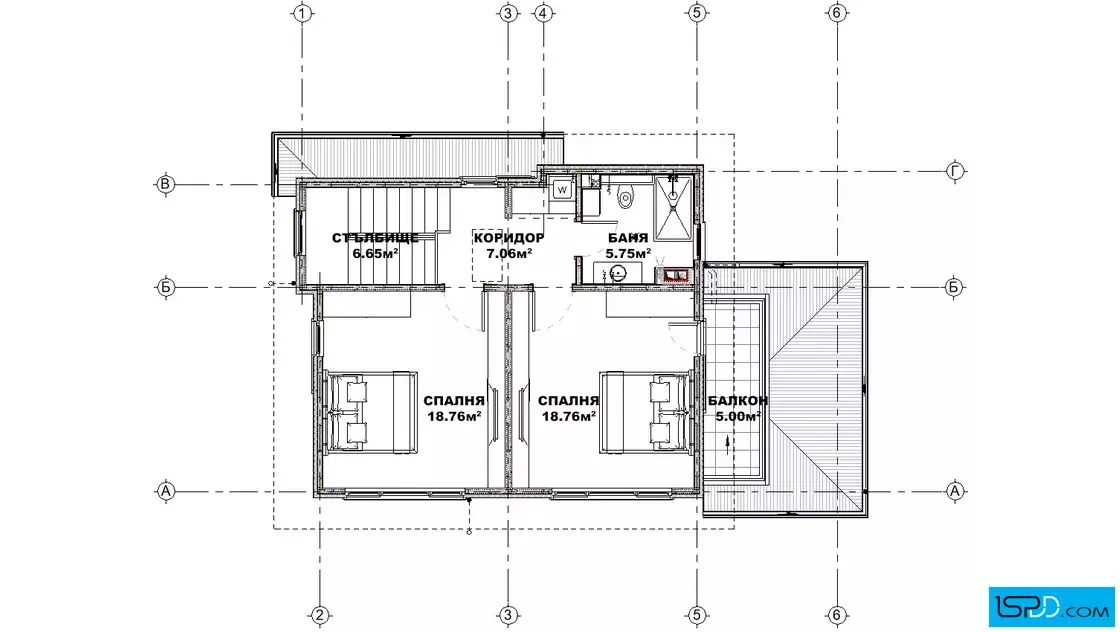 План на втори етаж