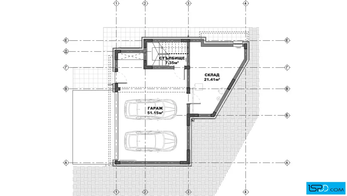 План на подземен етаж