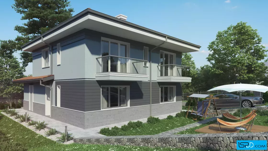 Проект на къща в с. Лозен