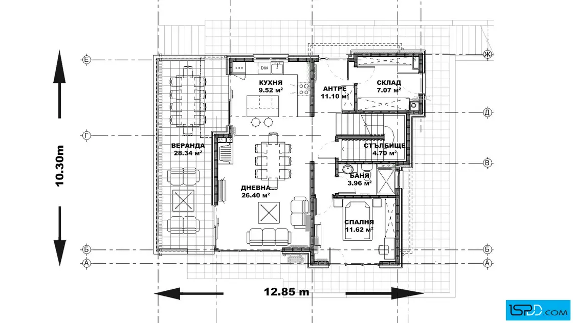 План на първи етаж