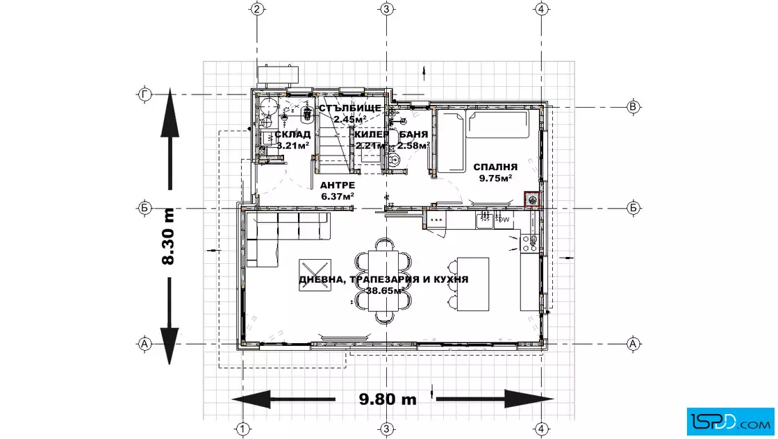 План на първи етаж