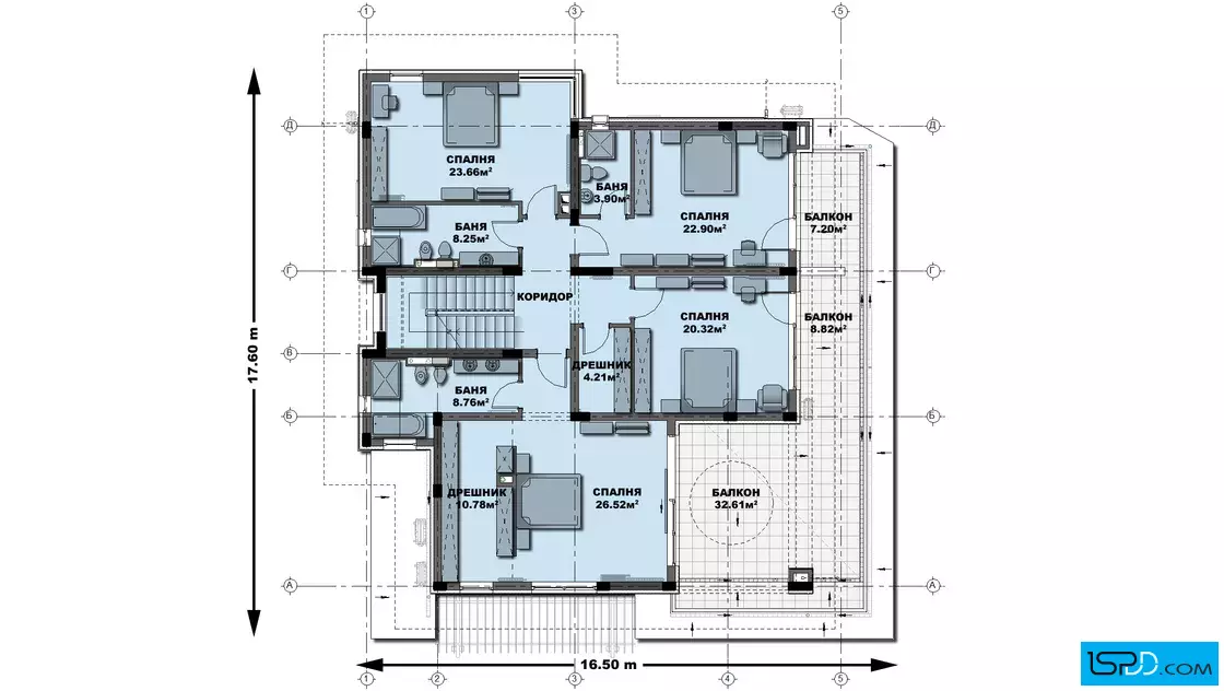 План на втори етаж