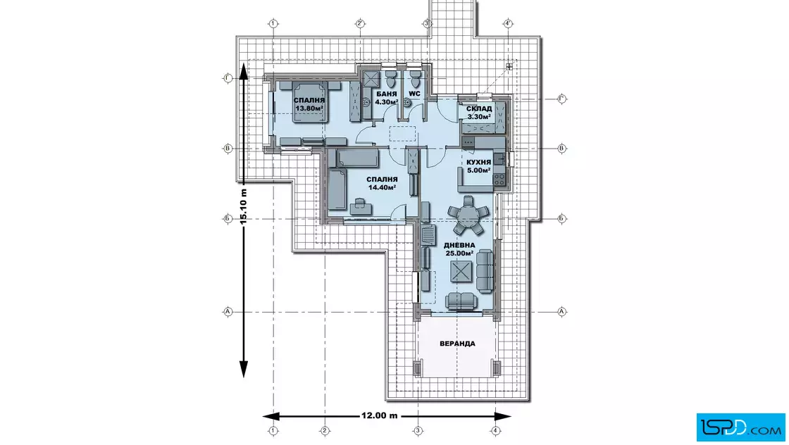 План на първи етаж