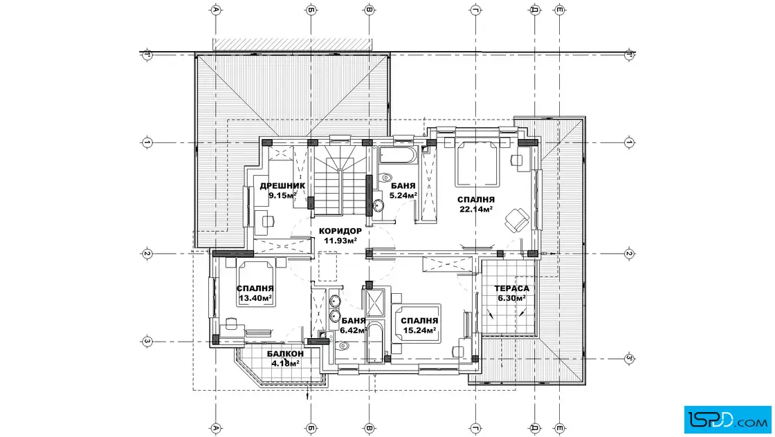 План на втори етаж