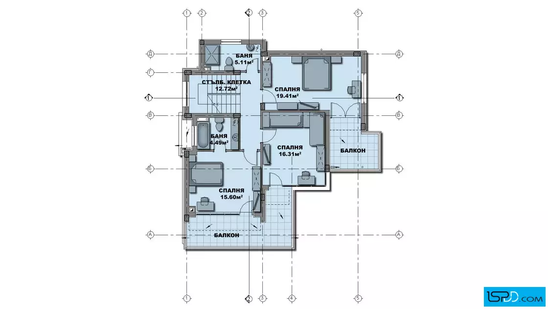 План на втори етаж