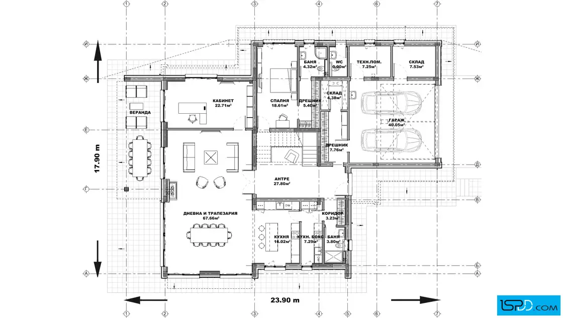 План на първи етаж