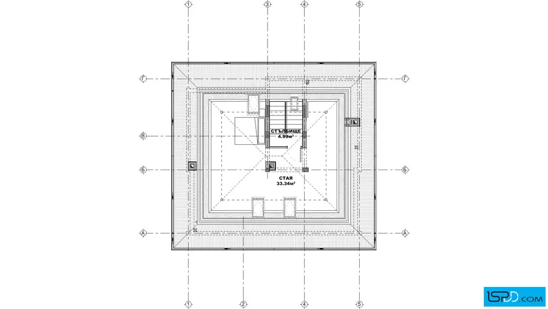 План на трети етаж