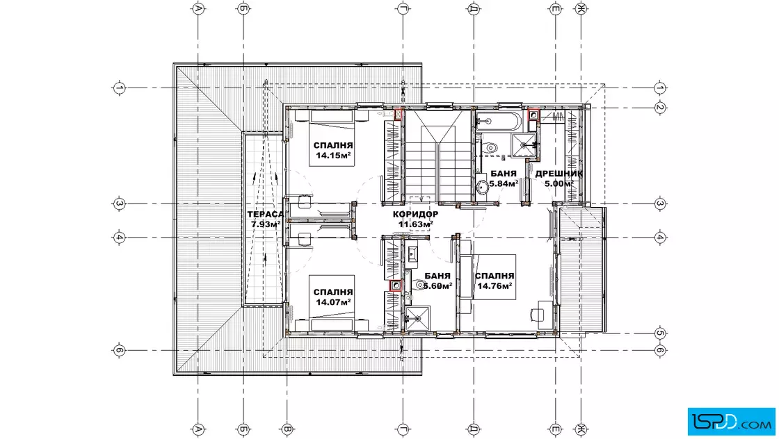План на втори етаж