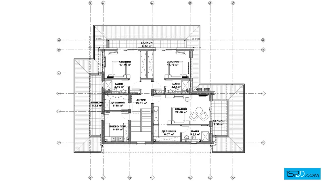План на втори етаж