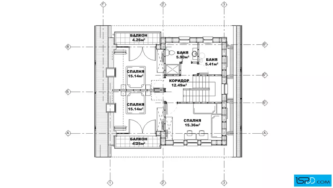План на втори етаж
