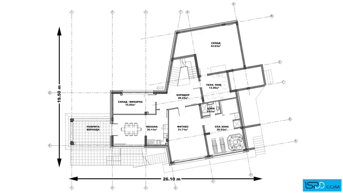 План на подземен етаж