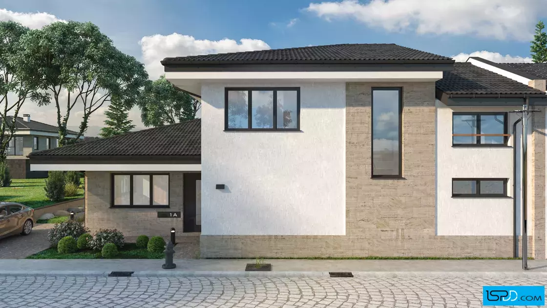 Проект на къща в гр. Ботевград