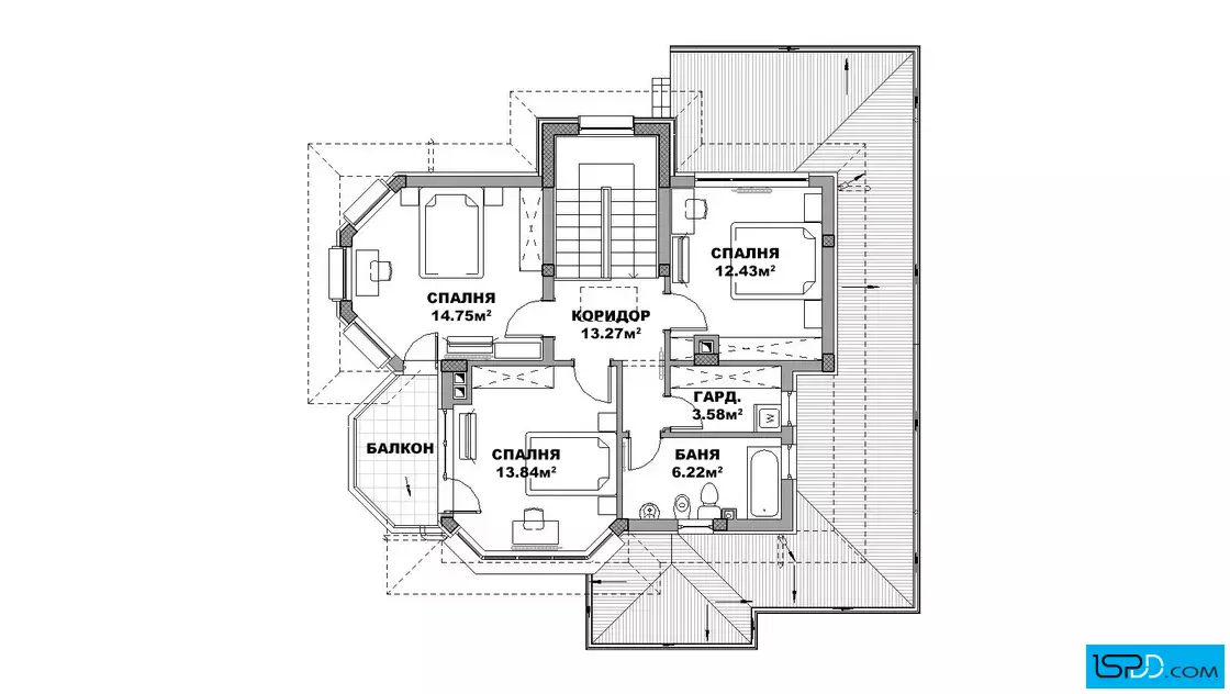 План на втори етаж