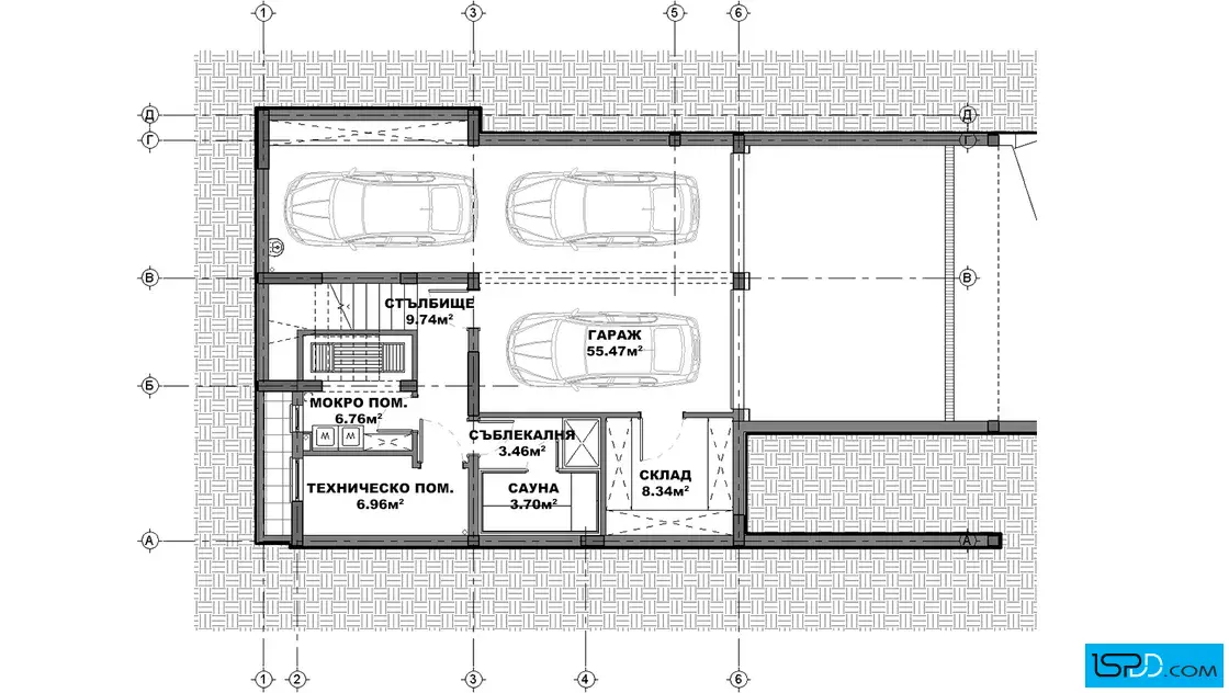 План на подземен етаж