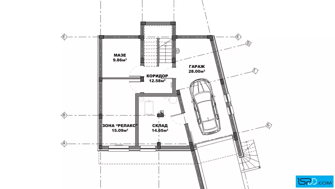 План на подземен етаж