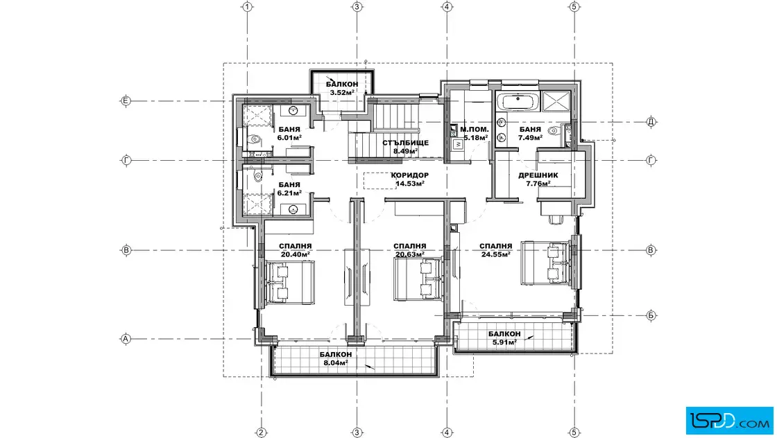 План на втори етаж