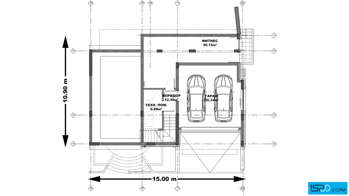 План на подземен етаж