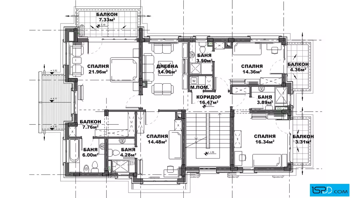 План на втори етаж