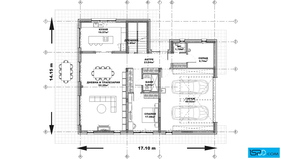 План на първи етаж