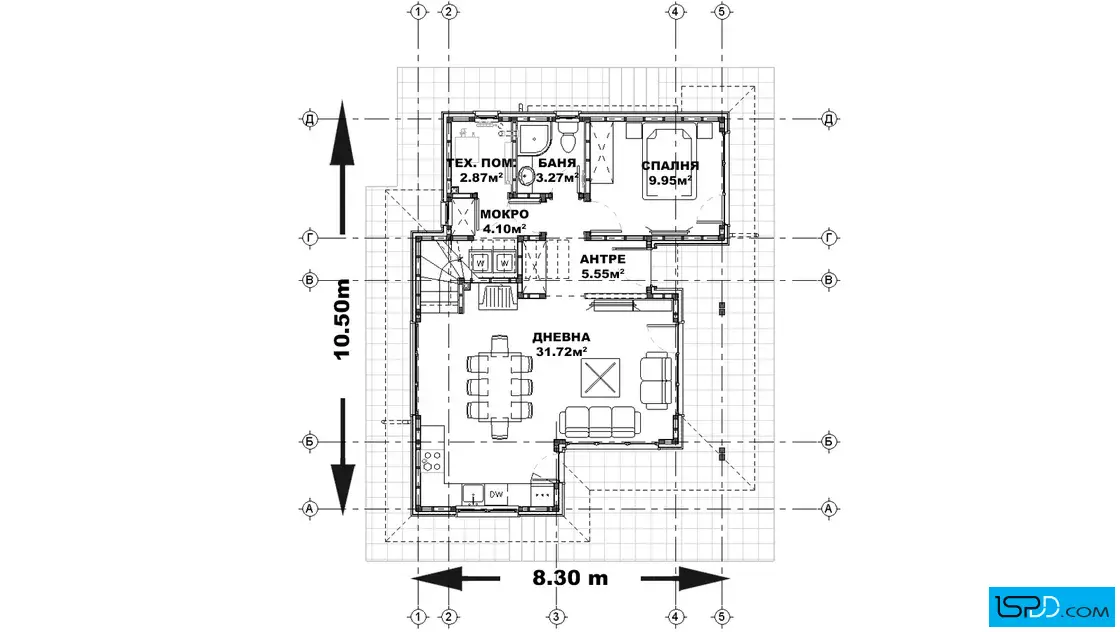 План на първи етаж