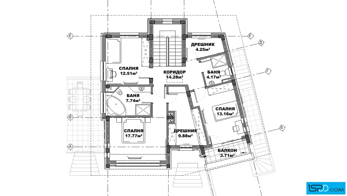 План на втори етаж