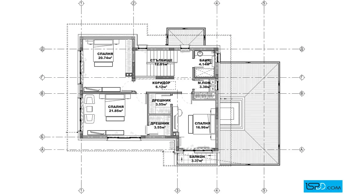 План на втори етаж