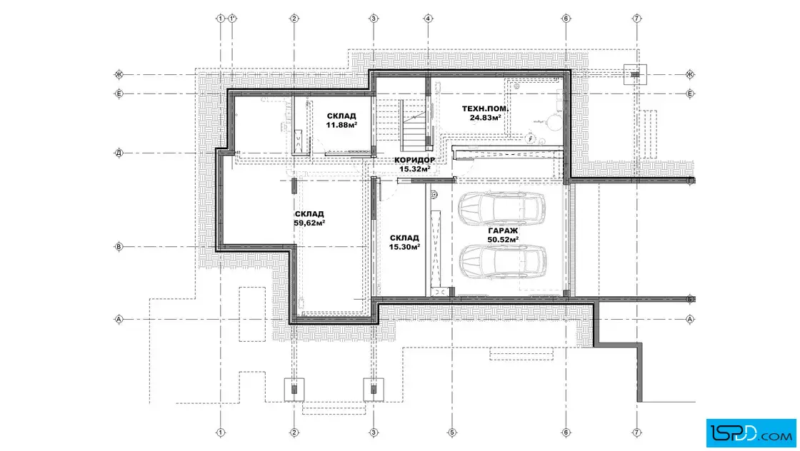 План на подземен етаж